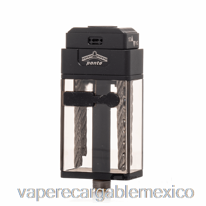 Vaporizador Recargable Orca Vape X Mrjustright1 Ponte Xl Rdta Stubby Tank Negro